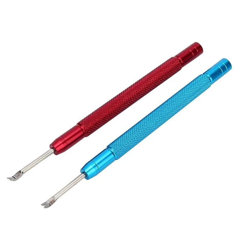 2Pcs Watch Repair Tool Kit Watch Hand Remover Manual Remover Needle Bar Replacement Watch Tools Accessories Blue+Red