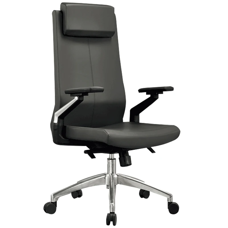 

1 Leather computer chair Home reclining office chair Conference chair Modern simplicity