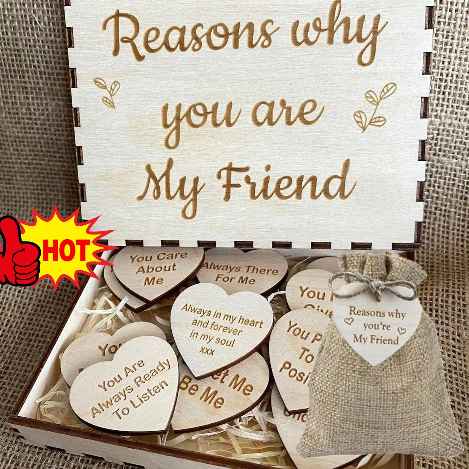 

"Reasons Why You Are My Friend" Unique Friendship Gift