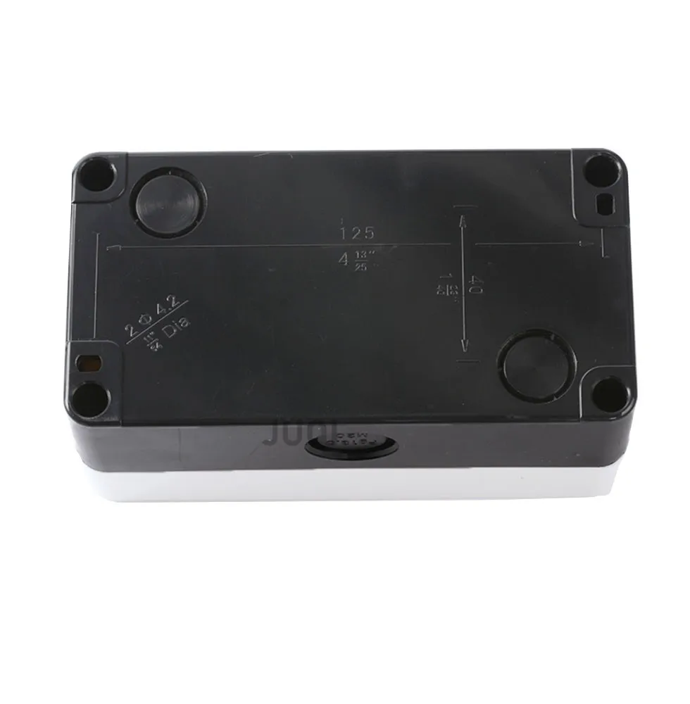 صندوق التحكم في مفتاح الزر، زر البلاستيك المحمول باليد، زر البداية الذاتي، صندوق مقاوم للماء، مفتاح إيقاف الطوارئ الصناعي الكهربائي