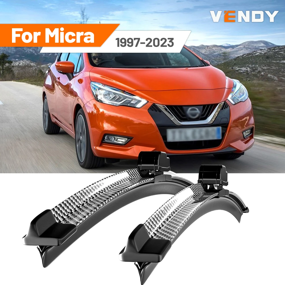 Für Nissan Micra K11 K12 K113 K14 1997-2023 2002 2007 2008 2010 2015 2016 2 stücke Frontscheibe Wischer klingen Scheibenwischer