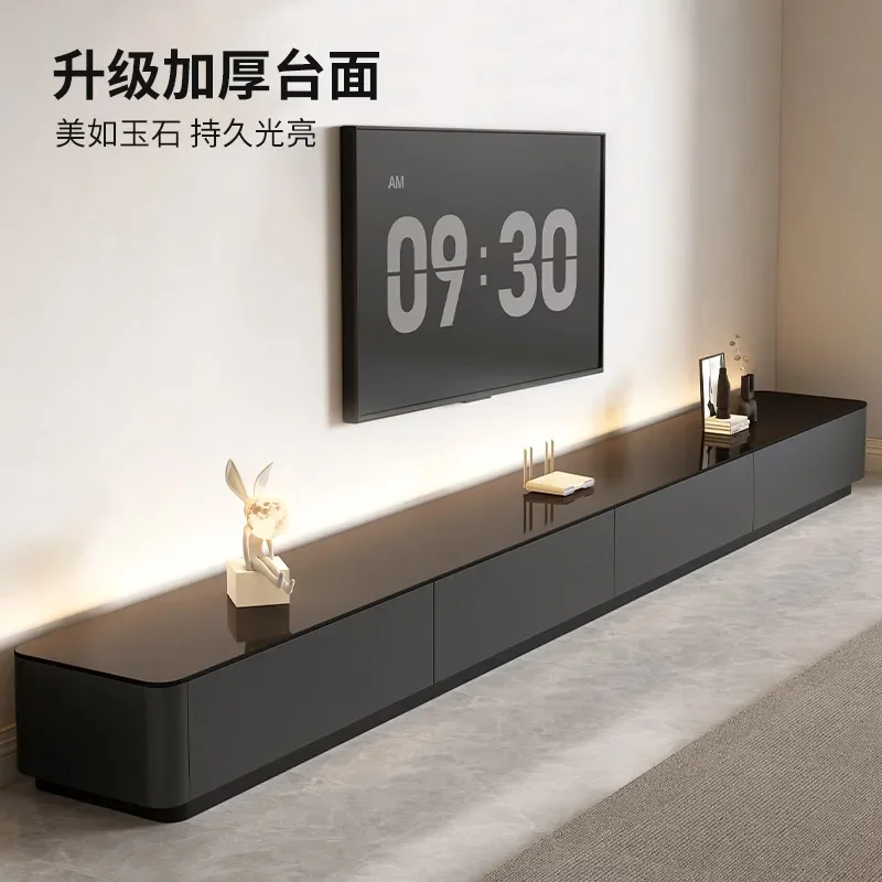 Light Luxury High Sense Floor Coffee Table TV Cabinet Combination House Furniture TV Cabinet Living Room Homesmall Apartment