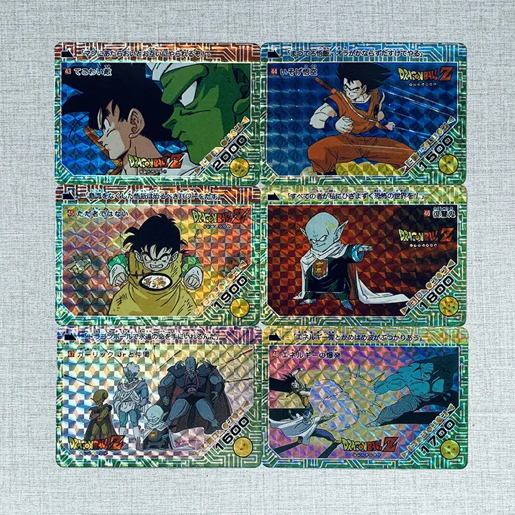 Dragon Ball Limited Edition 3000 DIY Light Reflector Grid Flash Card BP8400 Vegeta Western Style Kid Goku Anime Game Card Toys view 5