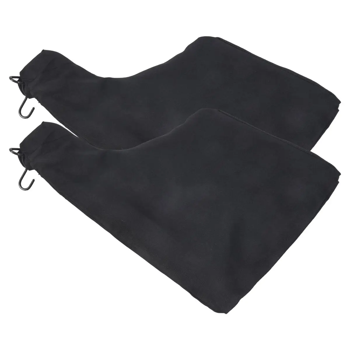 Y17A Mitre Saw Dust Bag, Black Dust Collector Bag with Zipper & Wire Stand, for 255 Model Miter Saw 2Pcs