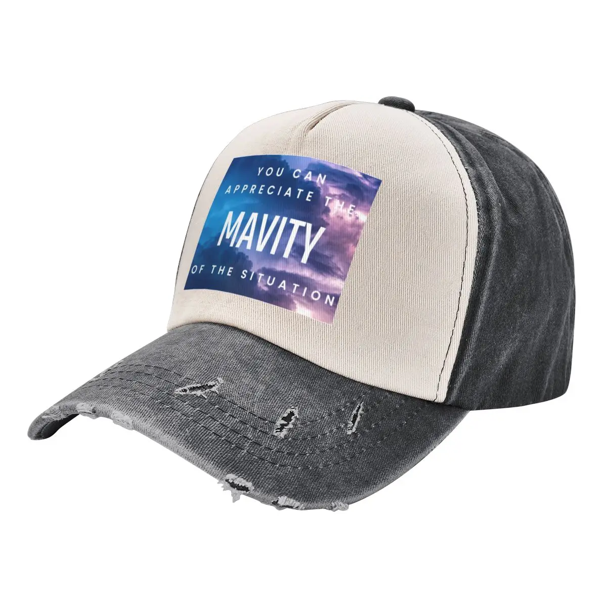 

You Can Appreciate The Mavity of the Situation Baseball Cap Wild Ball Hat derby hat Snap Back Hat Designer Man Women's