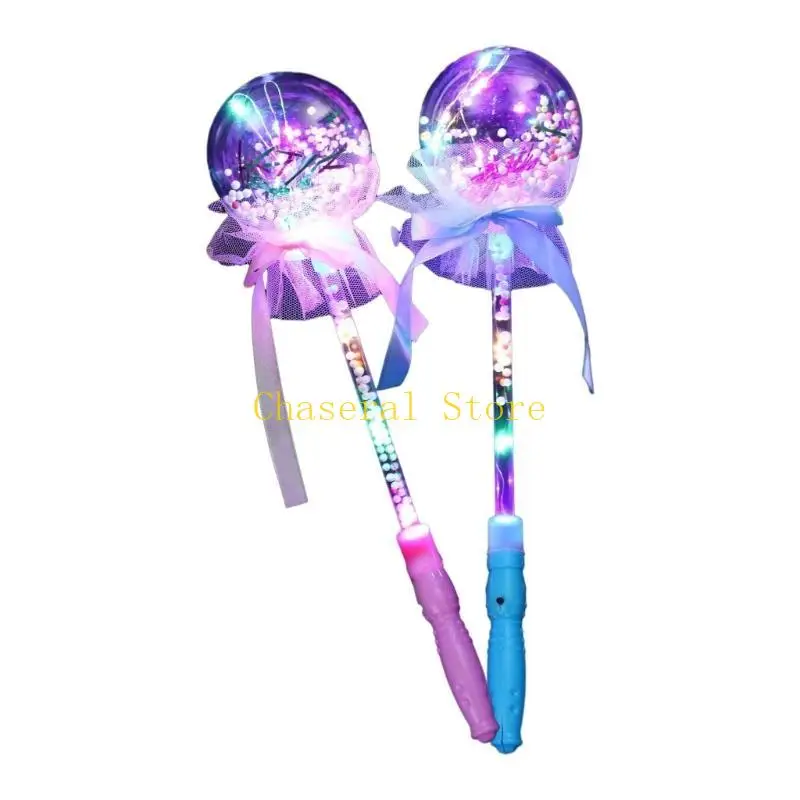 E7ce dziewczyna magiczna różdżka księżniczka kibic glowinthe ciemne dzieci prezent urodzinowy 10pcs
