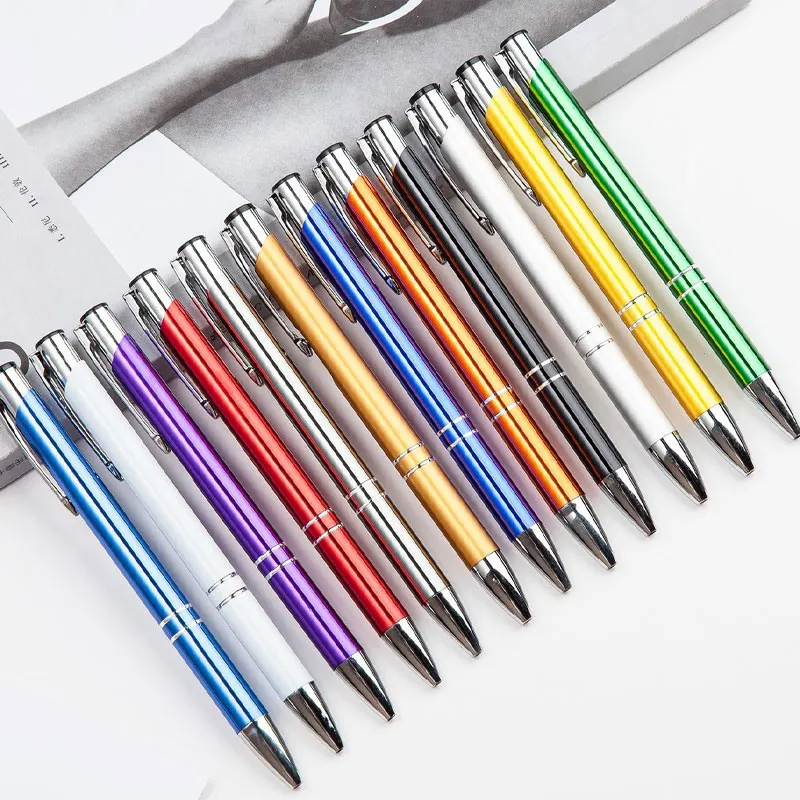 caneta-esferografica-com-botao-de-pressao-haste-de-aluminio-18-pecas-36-pecas-caneta-de-metal-simples-e-elegante-adequada-para-uso-comercial