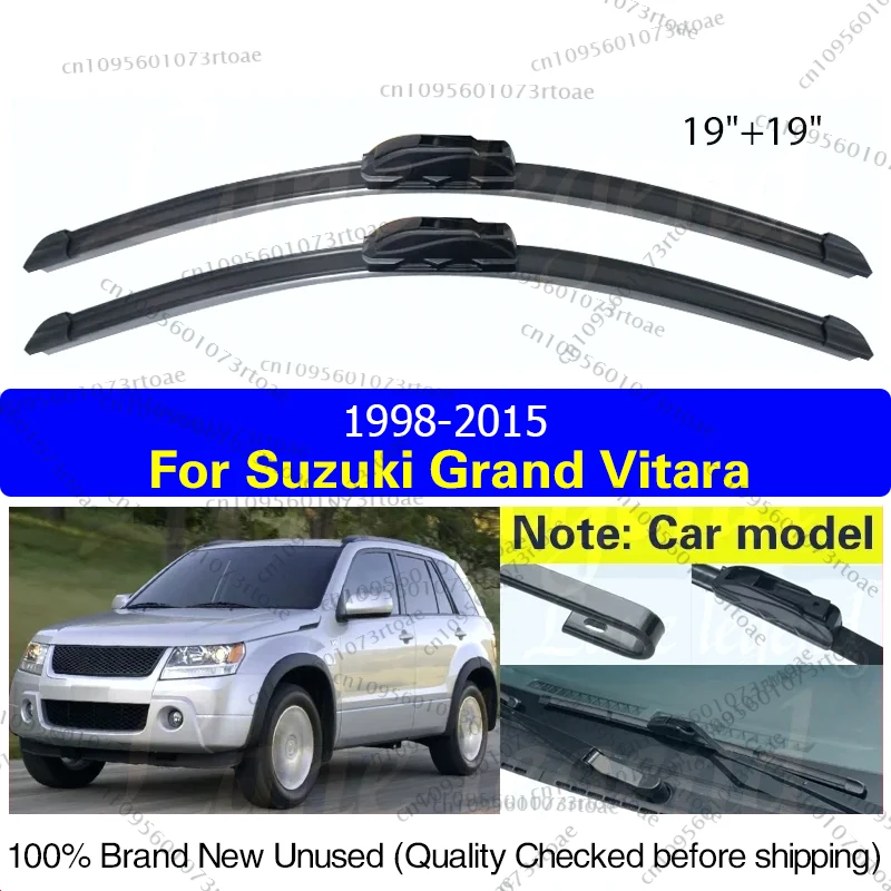 

Car Wiper Blades For Suzuki Grand Vitara 1998 - 2015 19"+19" Front Windscreen Wipers Car Accessories 1999 2010 2011 2012 2013