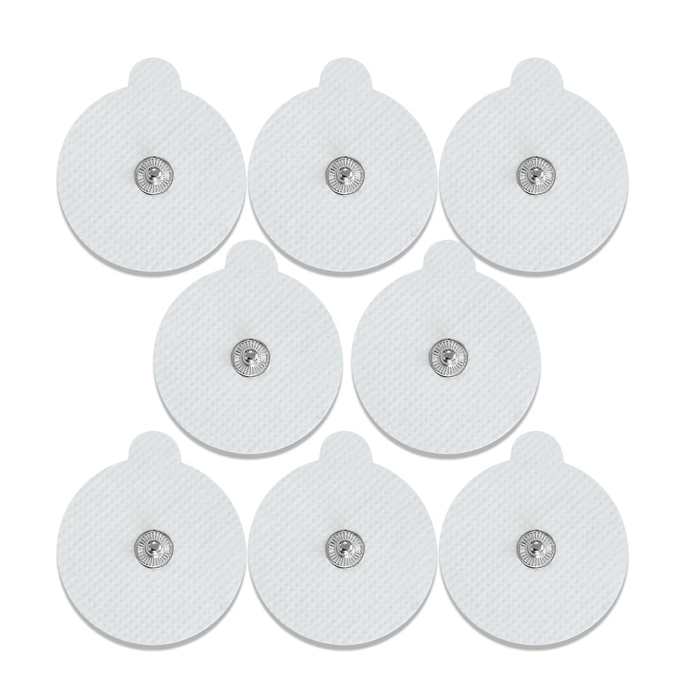 50/100pcs Round TENS EMS Electrode Pads for Pulse Electric Digital Therapy Massage Machine Slimming Muscle Stimulation Patches