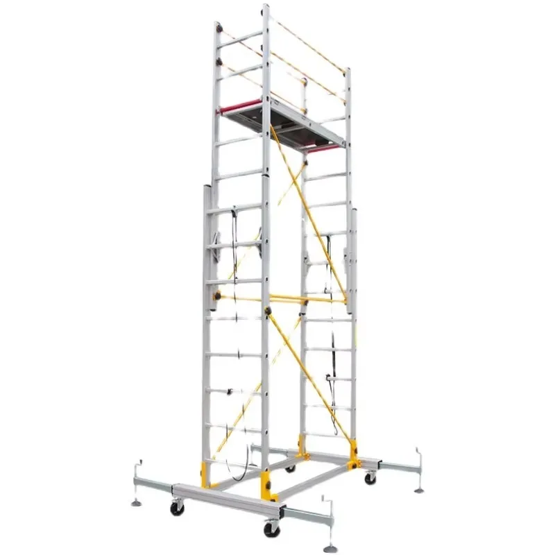 Aluminum Alloy Mobile Extension Scaffolding Multifunctional Telescopic Scaffolding Tower