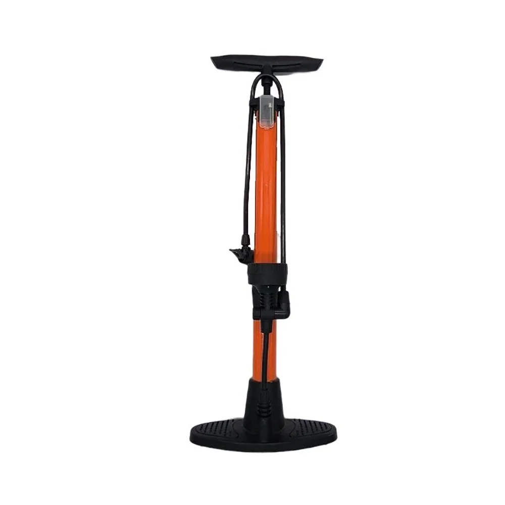 Bike Floor Pump with Gauge High Pressure 160 PSI Presta Schrader Valve Bicycle Tire Pump Hand Foot Activated Bike Pump