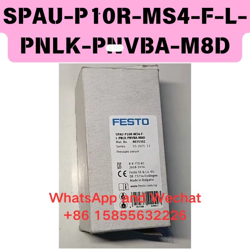 Brand new original imported SPAU-P10R-MS4-F-L-PNLK-PNVBA-M8D Pressure switch