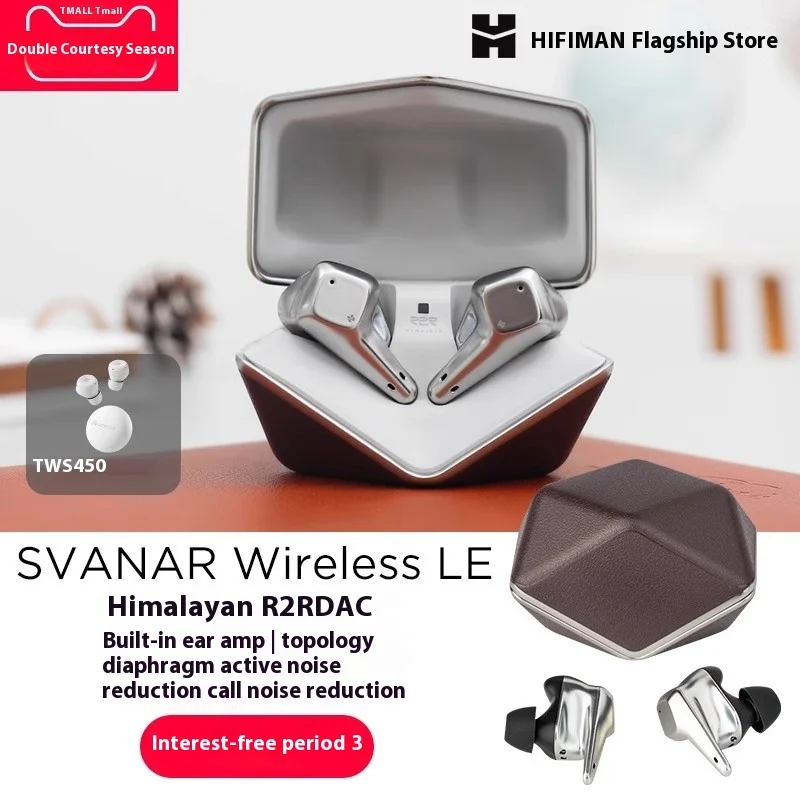 Hifiman Svanar Sem Fio Le RuíDo Cancelamento Bluetooth Intra-Auriculares Hi-Fi Fones De Ouvido Com Hymalaya Dac, Topologia Diafr