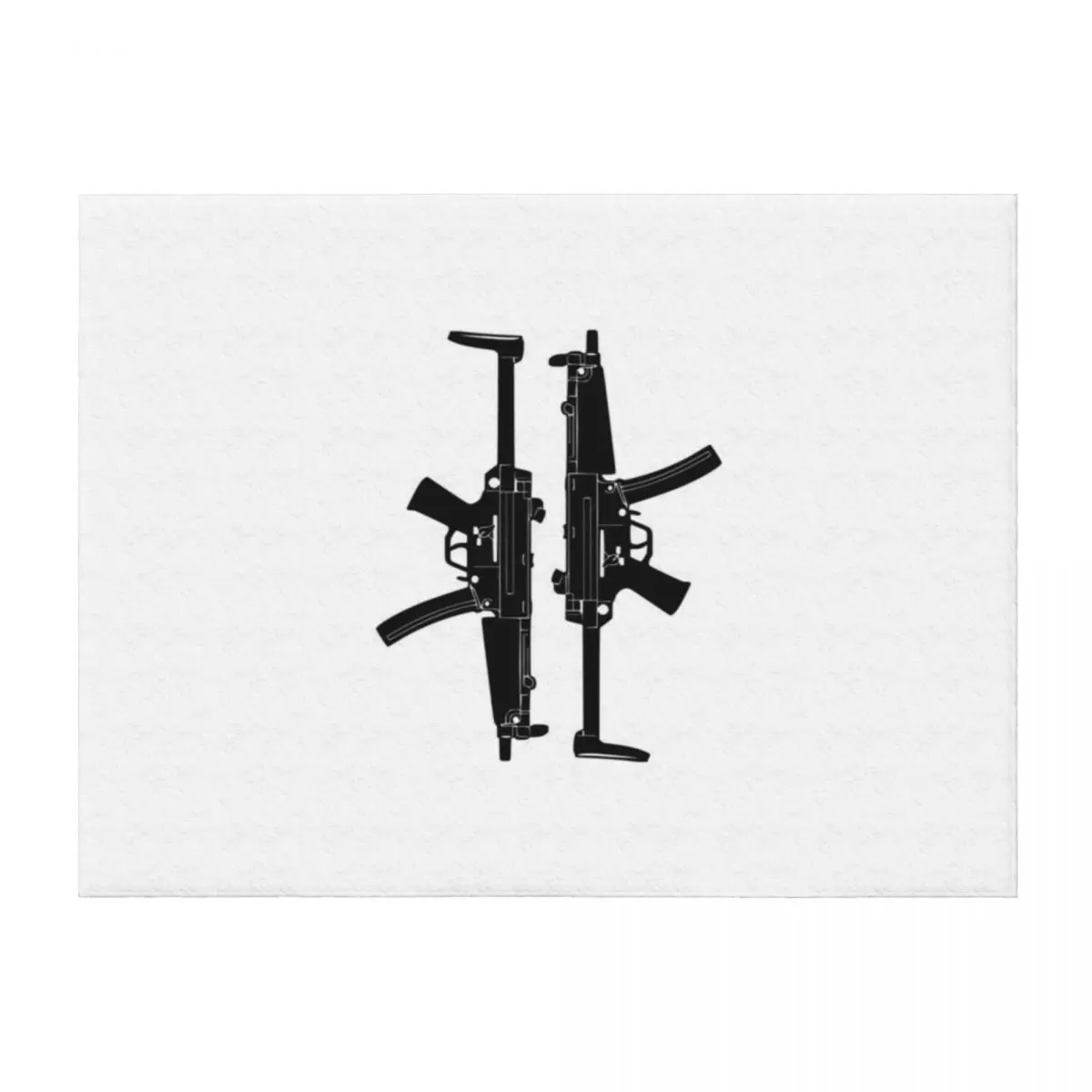 

Dual MP5 subguns Throw Blanket manga Cute Plaid Beach Sofa Blankets