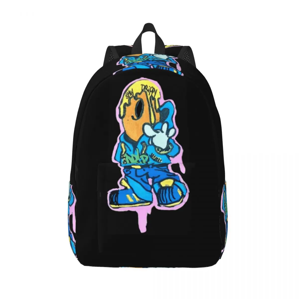 

Drippy Doughnut Student Backpack School Bag Hiking Travel Daypack for Men Women Fashion Boys Girls Bookbag Shoulder Bags