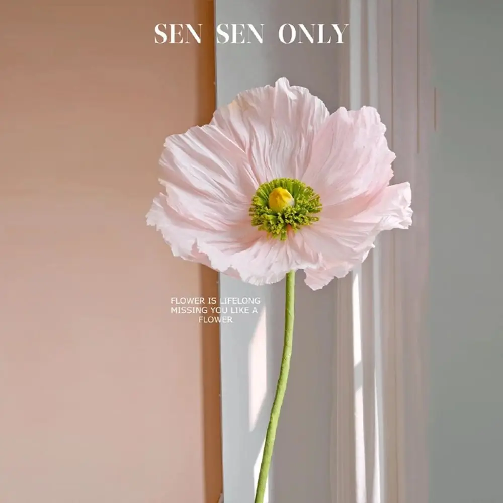 Nuevo 60cm simular flor gigante gigante simulada flor Artificial grande flor de papel accesorios de fotografía ajuste de escenario