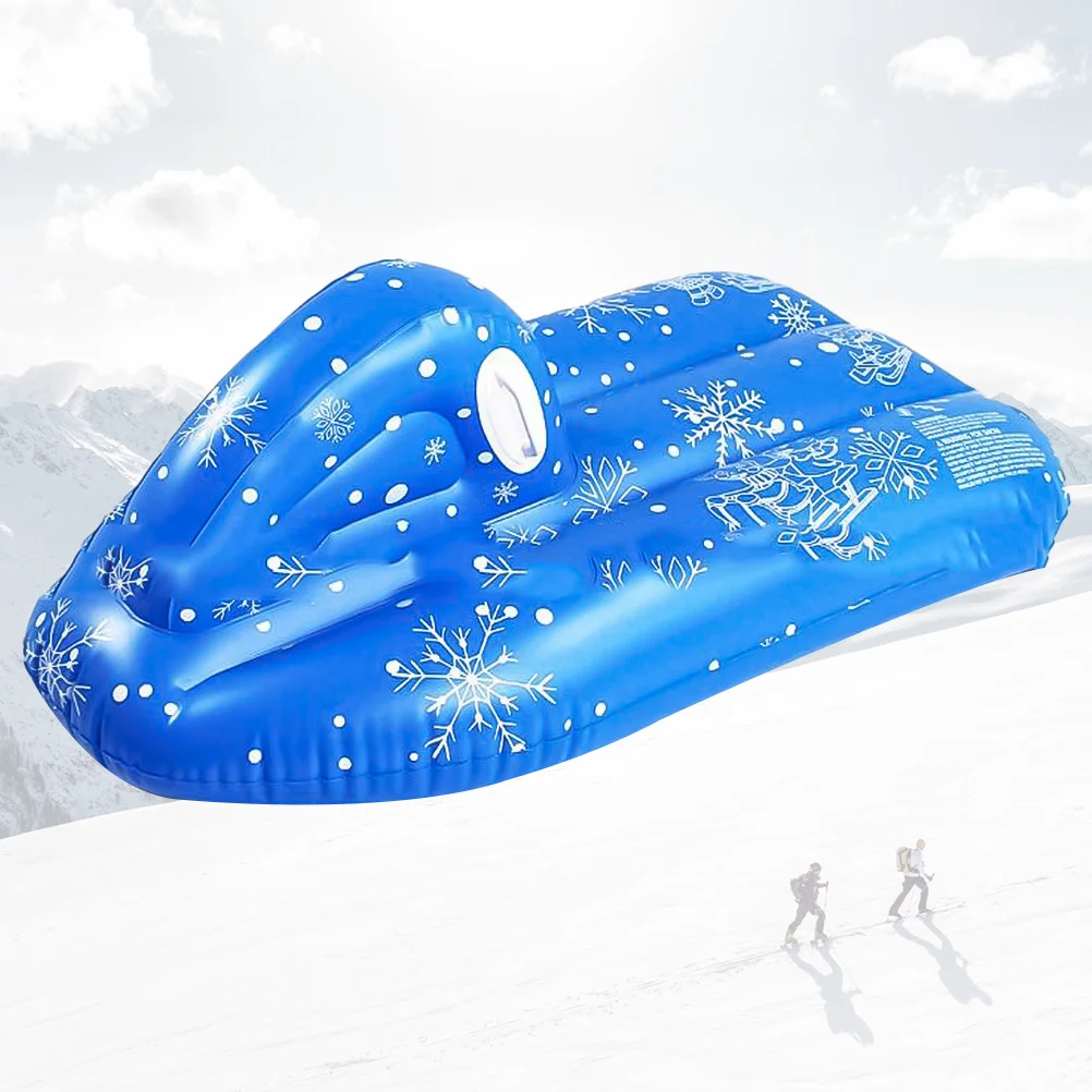 

Inflatable Snow Tube Premium Pvc Winter Skiing Sled For Kids Leakproof Wear-Resistant Outdoor Snow Raft Portable
