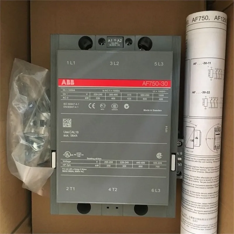 

2025 New ABB Contactor AF1250-30-11 AC And DC Contactor AF580 AF480 AF1650
