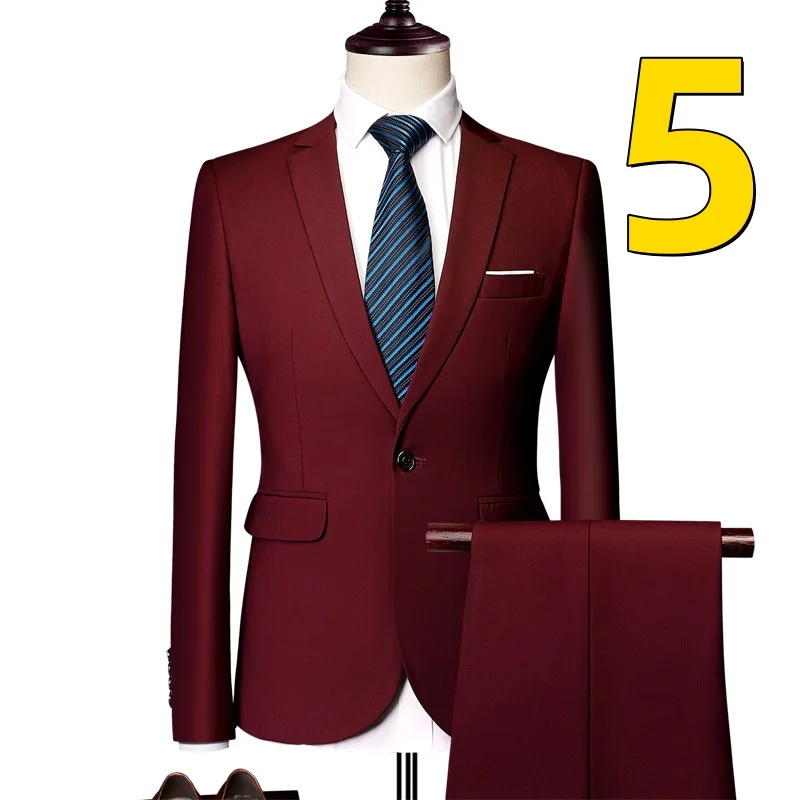 M7092  men's striped suit jacket