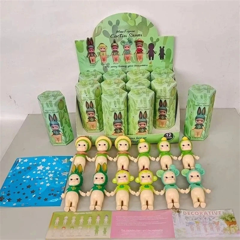 

S Angel Cactus Series Blind Box 2025 Hot Blind Box Mini Anime Figures Ornaments Fans Dolls Children Holiday Birthday Gift Toy
