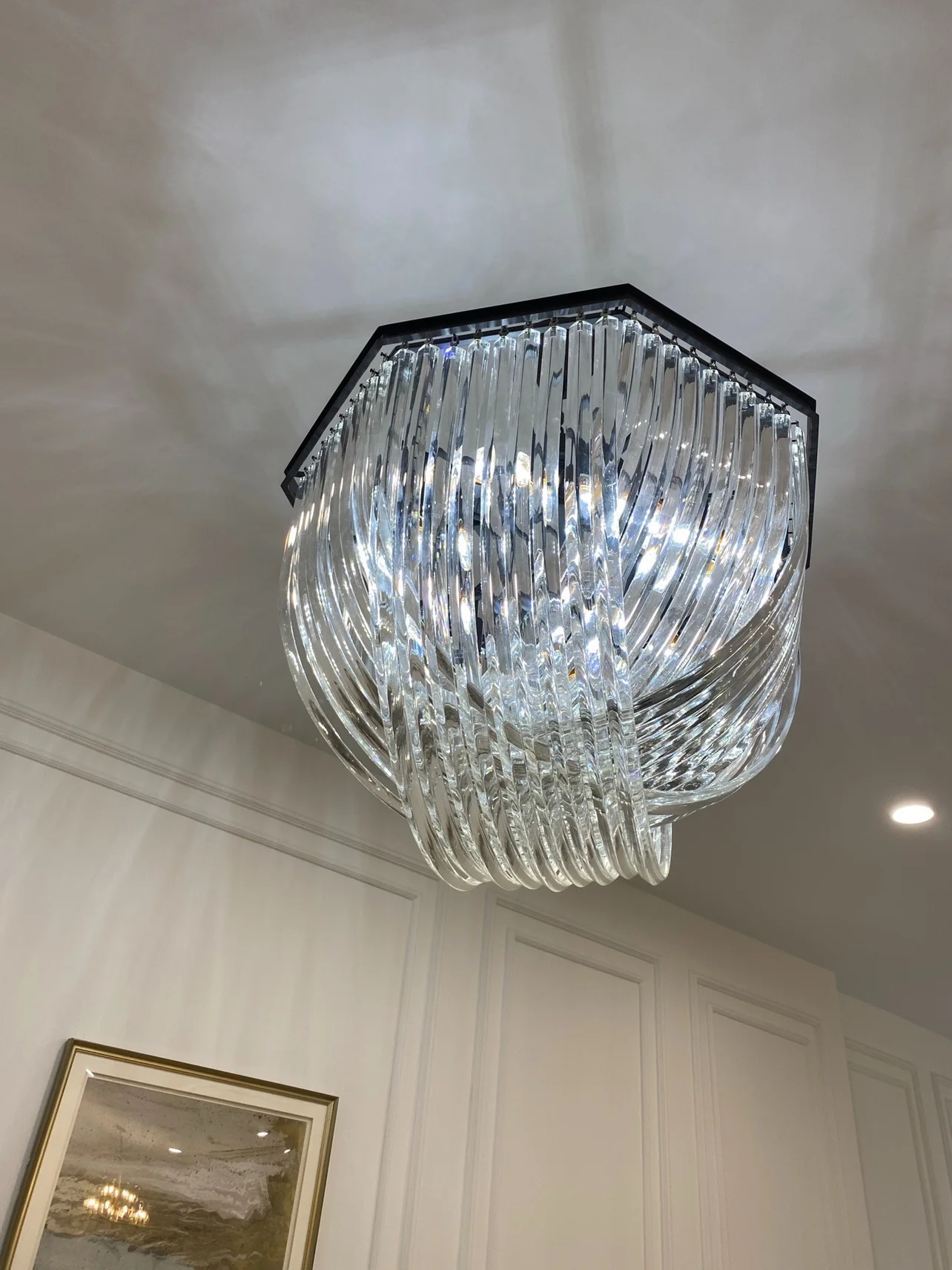 American Black Metal E14 LED Pendant Lights Retro