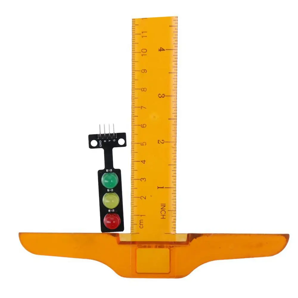 DC 5V Traffic Light Display Module Mini Red Yellow Green LED Traffic Light Module 5mm * 3 LED Mini-Traffic Light DIY Project