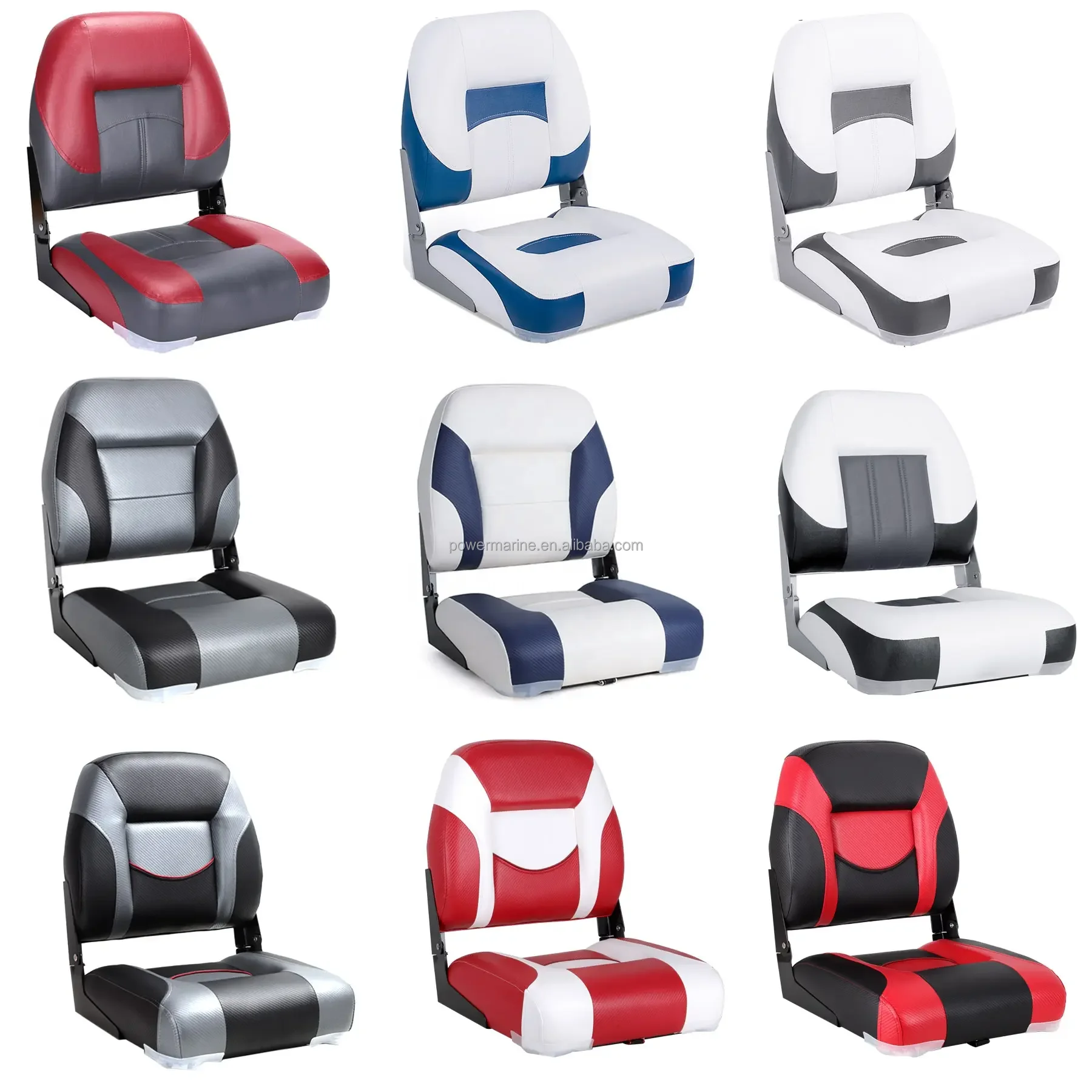 

Wholesale Customized Marine Seat Captain Seat Waterproof Luxury Folding Fishing Boat Seatspromote sales