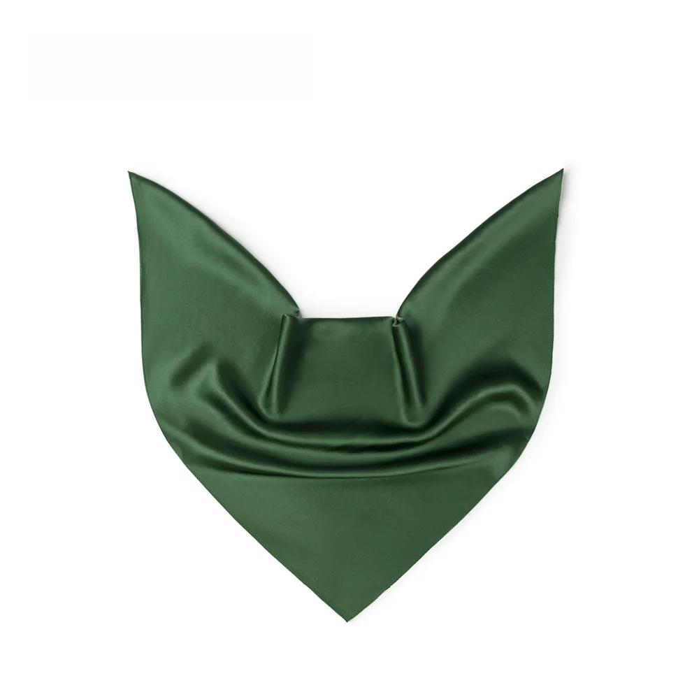 グリーンフェイスカバーリングメンズチェック柄スカーフサイクリングストリートスタイルアウトドアカジュアルファッショナブル多用途シルクスクエアスカーフ