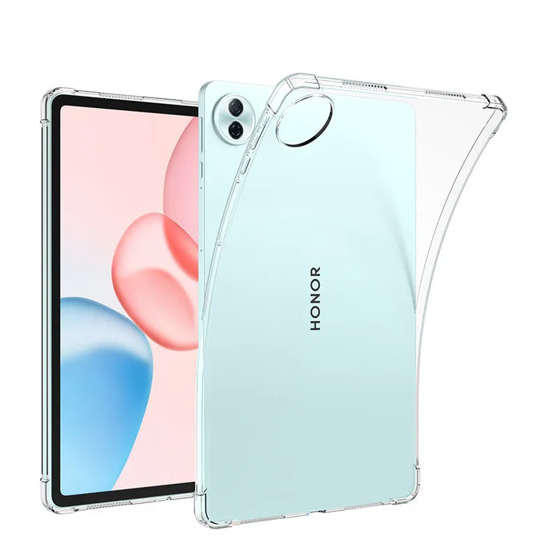 

Прозрачный защитный чехол для планшета Huawei Honor Pad 10 12,1 дюйма 2025 HEY3-W00/HEY3-W10 12,1 дюйма, подушка безопасности, силиконовый мягкий чехол из ТПУ