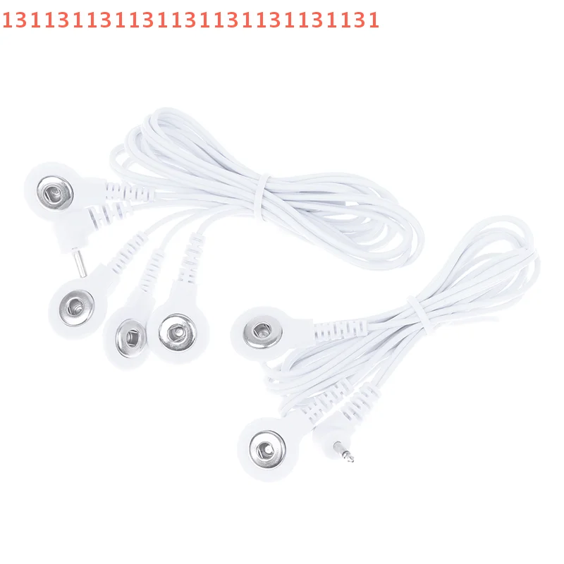 

Электрический стимулятор нервов для подушечек, 2/4-контактный разъем 2,5 мм, провод для стимулятора мышц для массажера TENS EMS, электродная кабельная линия