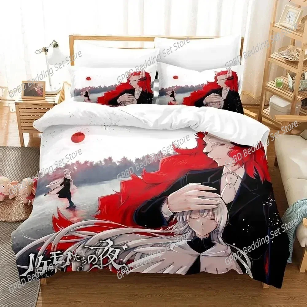 

Anime The tale of outcasts Comfortable Duvet Quilt Cover Pillowcase Bedding Set Children Bedroom Decoration Home Textile