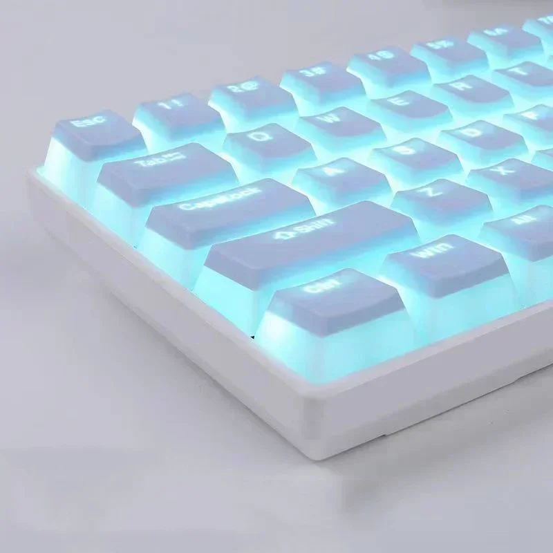 

For Mechanical Keyboard kit Mx Switch RGB backlit 87 104 Gamer Keycaps 130 keys Keycap OEM Profile Key cap Keyboards