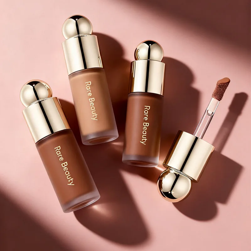 Rare Beauty Cosmetics Antique Copper Liquid Contour Stick 3D Stereoscopic Effect Luster Fine Glitter Lip Gloss Cream Blush