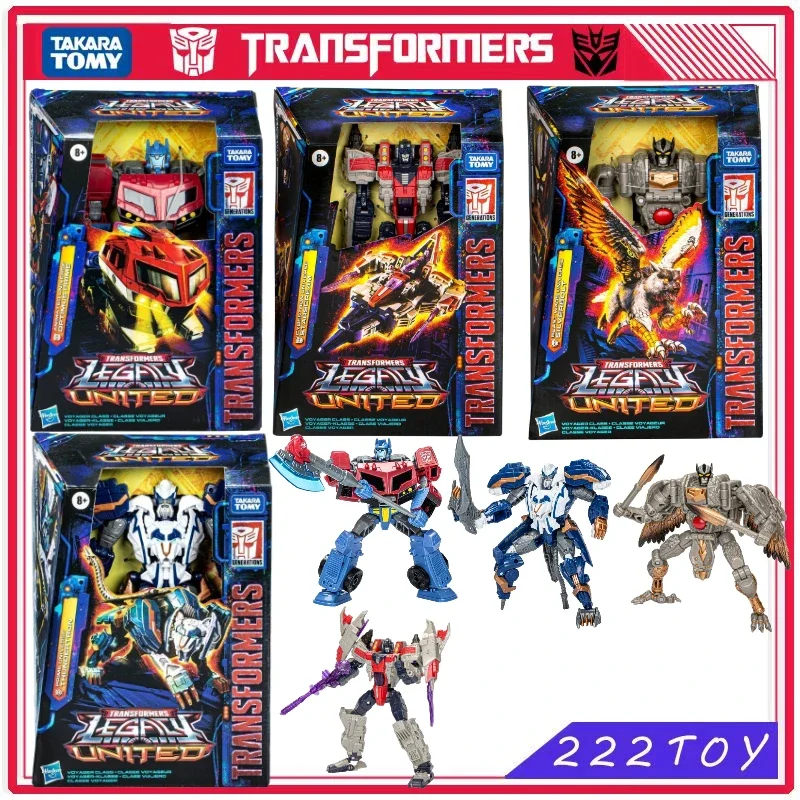 Transformers Toy Legacy United  Animated Universe Starscream Optimus Prime Action Figure Robot Toys Gifts Hobbies Anime Figures