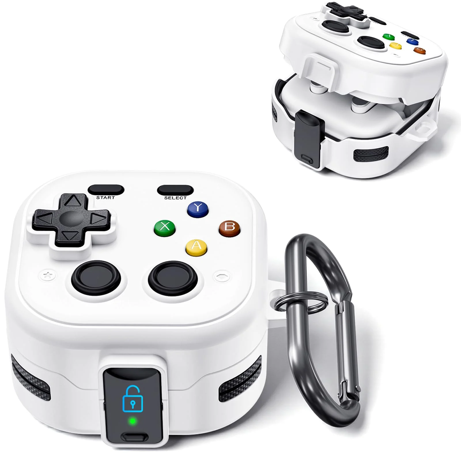 Für Samsung Galaxy Buds 4 Pro /Buds 4 Silikonhülle, lustiges Cartoon-Spiel-Design, Cover mit Reinigungsset für Samsung Galaxy Buds 4 – Detail 9