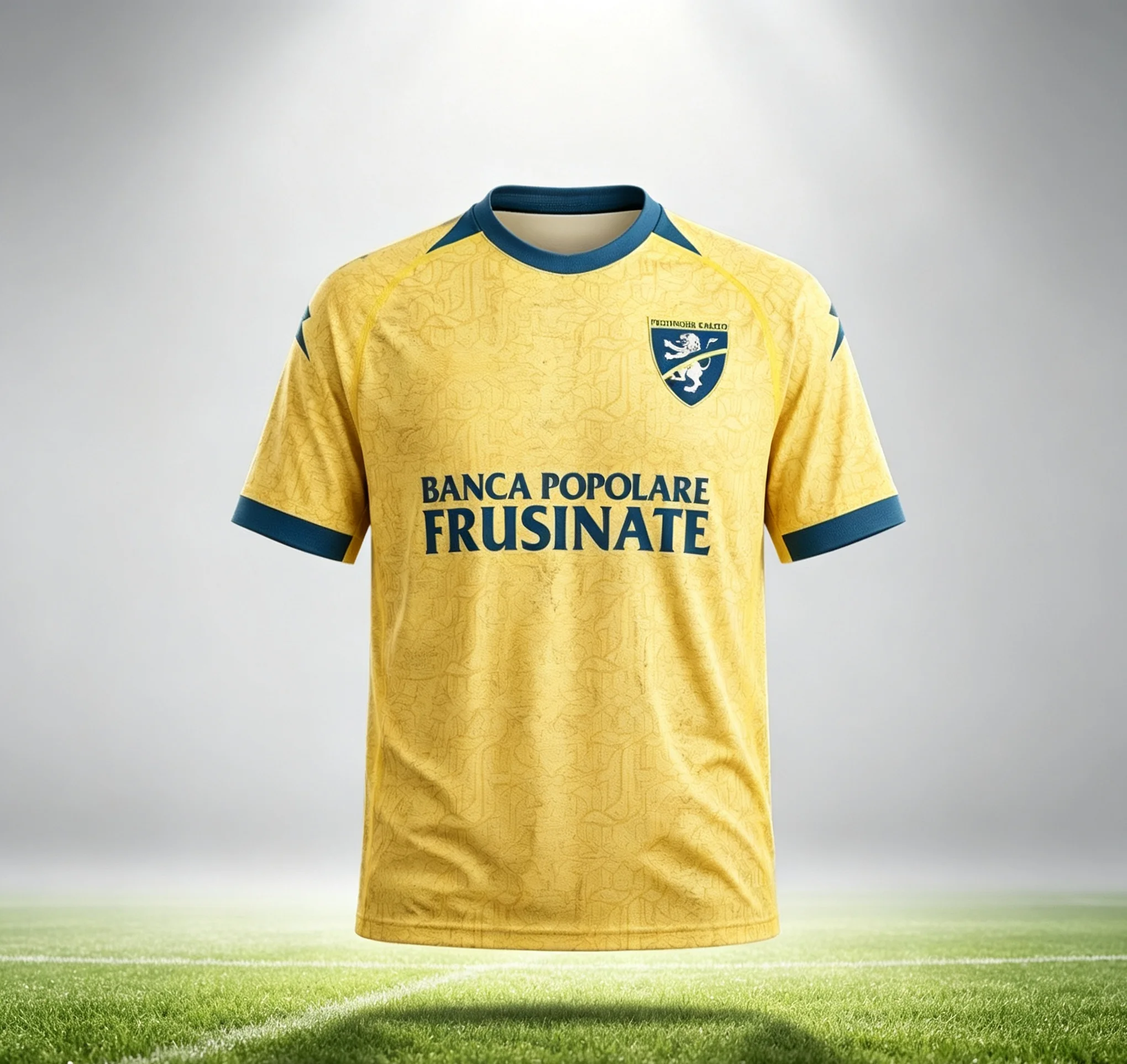 2026_27 Saison Frosinone Fußballtrikot, 3D-Druck Trikot T-Shirt, Herren Sommer-Trainings-Sweatshirt, atmungsaktiv, schnelltrocknend – Detail 1