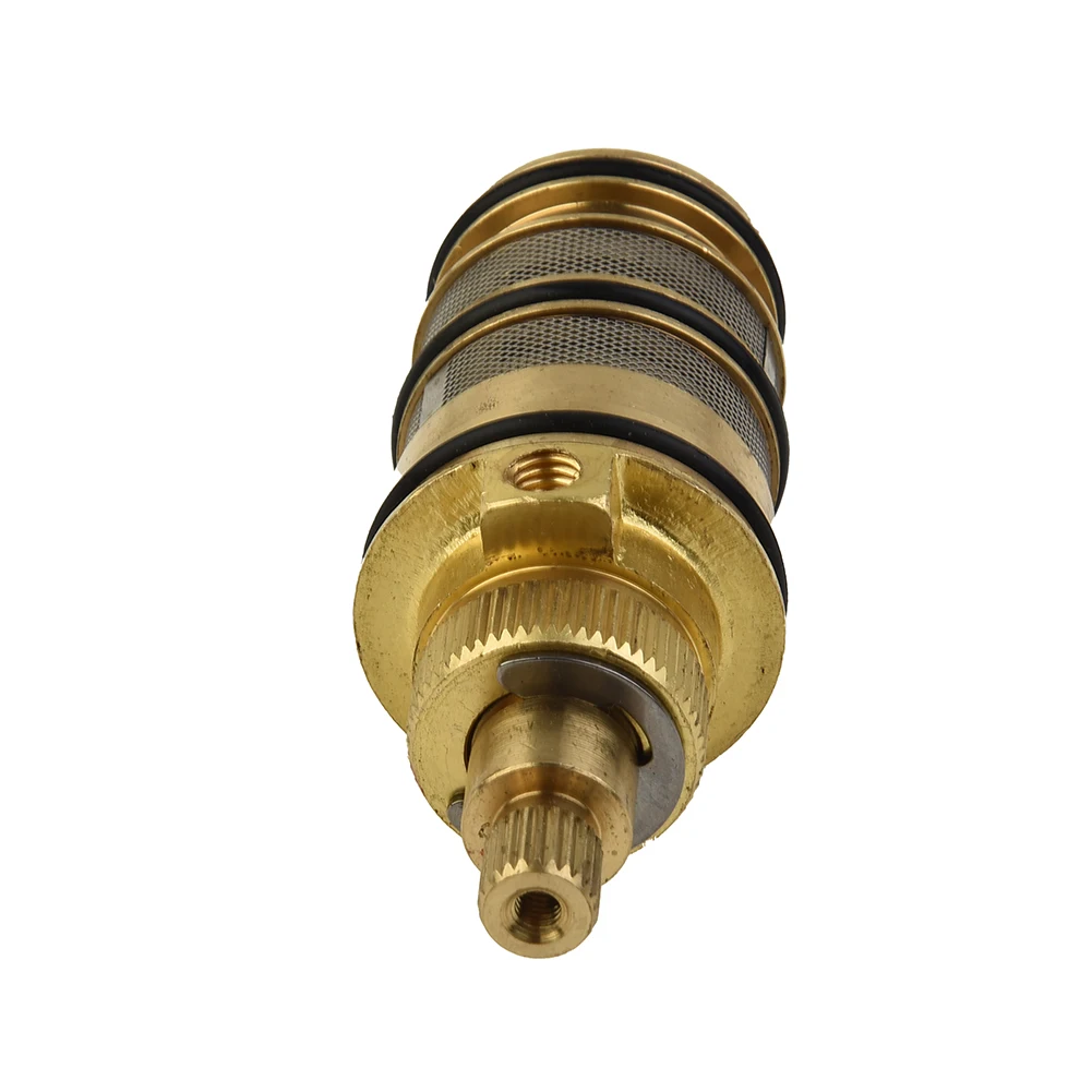 Shower Cartridge Thermostatic Shower Cartridge 1pcs Brass For Solar Electric Water Heater Home Improvement Parts Shower Faucets