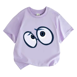 Kids Clothing Inside Out 2 Childrens Wear Boys and Girls T-shirt Tops Cartoon Anime Sadness Print Children's Sportswear T Shirt