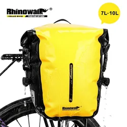 Rhinowalk Bicycle bag&Pannier Fully Waterproof 7L Bike Bag capacity Multifunctional Rear Rack Pannier Bag Cycling Bags