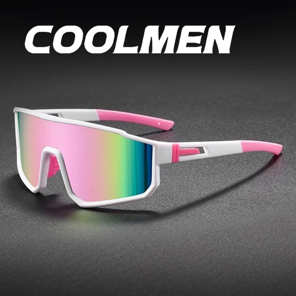 AliExpress COOLMEN Fashion Outdoor Cycling Sunglasses UV400 Cool Men Women Sports Driving Road Bicycle Shades New Athletic Running Glasses 9838