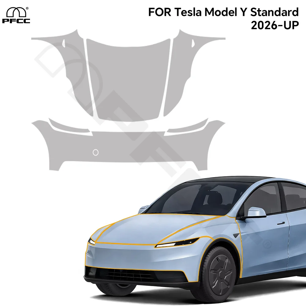 

Pre-cut PPF Car Body TPU Paint Protection Film For Tesla Model Y Standard 2026-UP Anti-Scratch Clear Bra Resistant Repairable