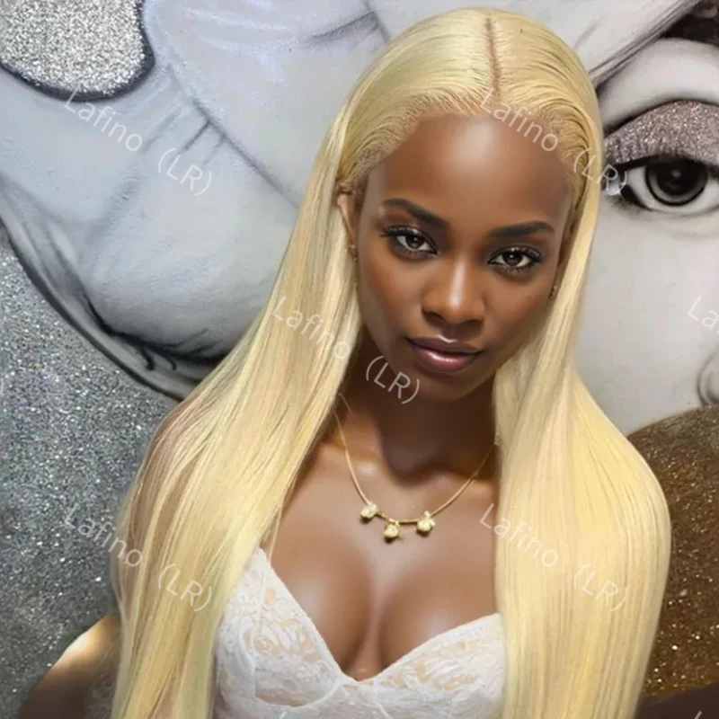 HD Straight Lace Frontal Wig 100% 13x6 Human Hair 613 Honey Blonde Front Brazilian Colored Cheap Wigs on Sale For Women Choice