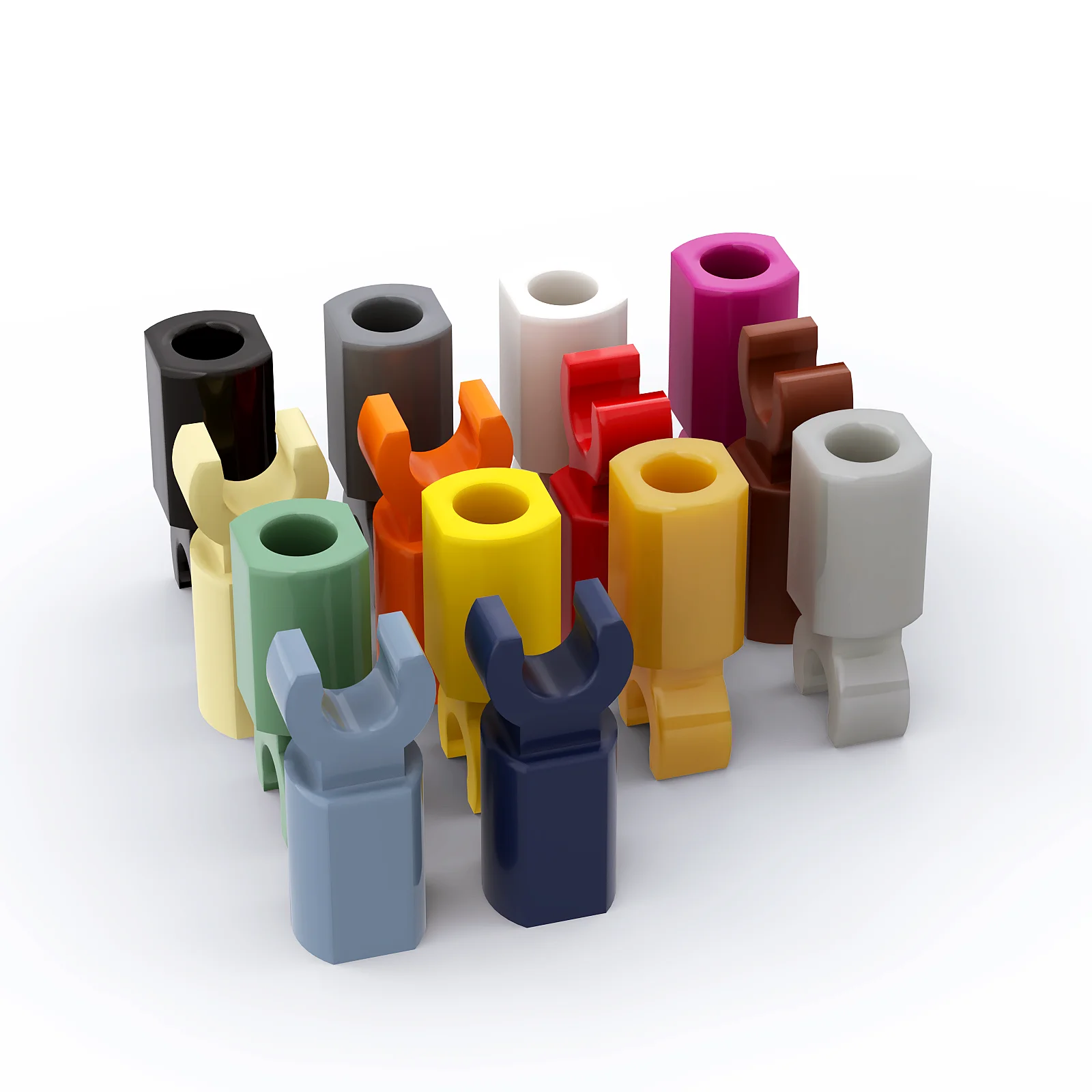 1 Pcs Buildings Blocks 11090 Brick Bar Holder with Clip Collections Bulk Modular GBC Toy For High-Tech MOC Set