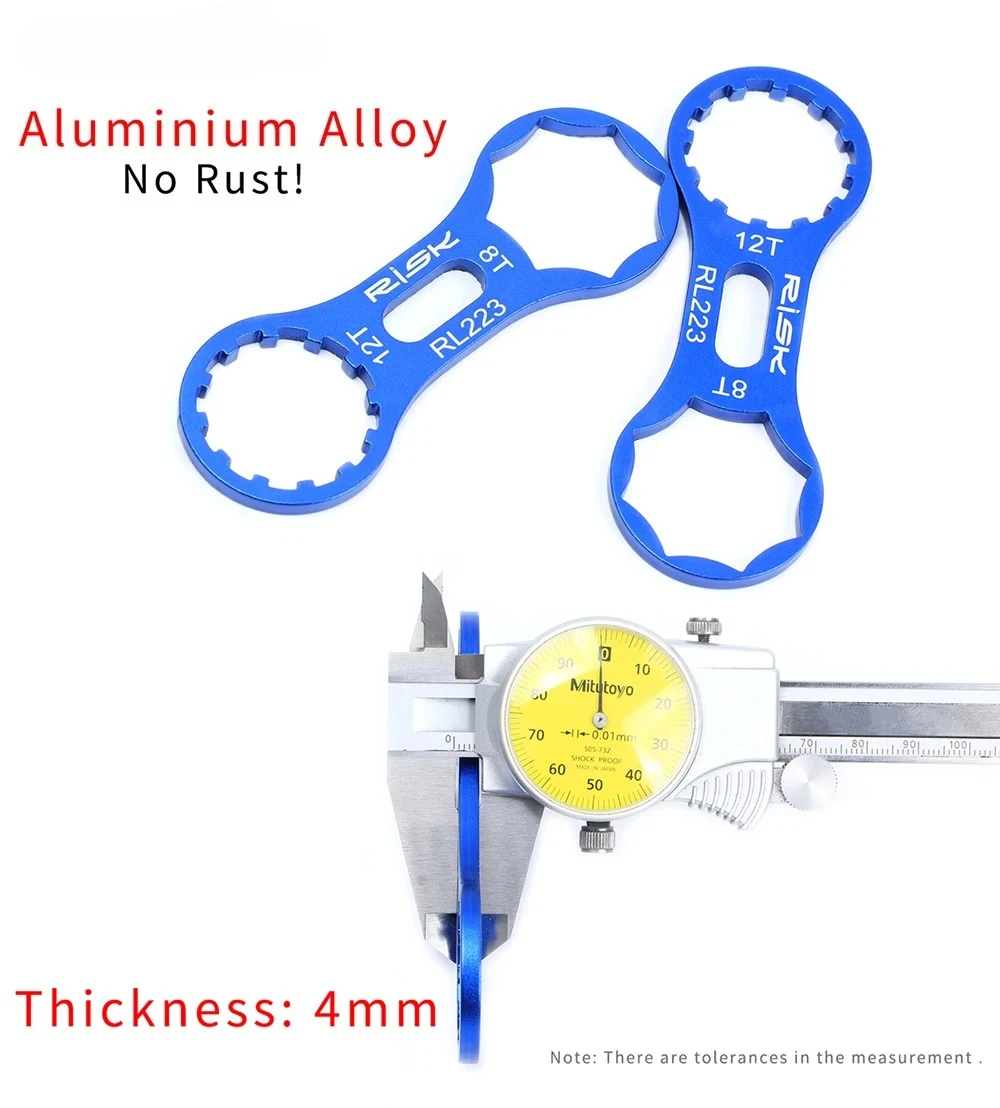 

Aluminum Bicycle Front Fork Repair Tool For SR Suntour XCR/XCT/XCM/RST MTB Bike Front Fork Cap Wrench Disassembly Tools