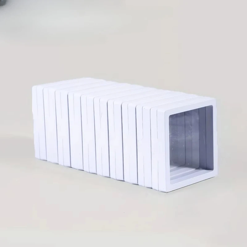 10 Stück Kunststoff-Displayboxen mit Aufhängefolie, Schmuckverpackungsboxen, geeignet für die Aufbewahrung von Schmuck, Halsketten, Ringen und Sammlerstücken – Detail 6
