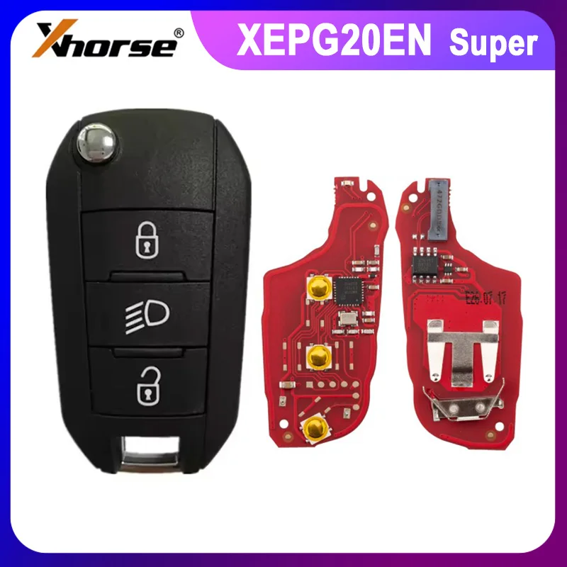 Xhorse XEPG20EN Super Remotes PCB with XT57B Super Chip with Shell for Peugeot Citroen