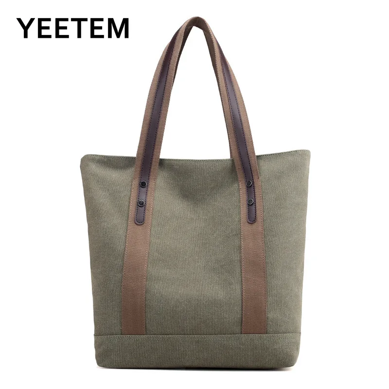 

Men Travel Handbags Canvas Bag Classical Commuter Male Female Outdoor Leisure Handheld Big Messenger Bags