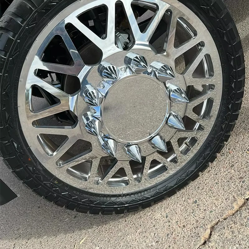 Custom Forged Alloy Super Single Dually Wheel For Ford GMC 20 8x6.5 8x165.1 8x170 8x180 8x200 8x210 10x225 22 24 26 28 30 Inch