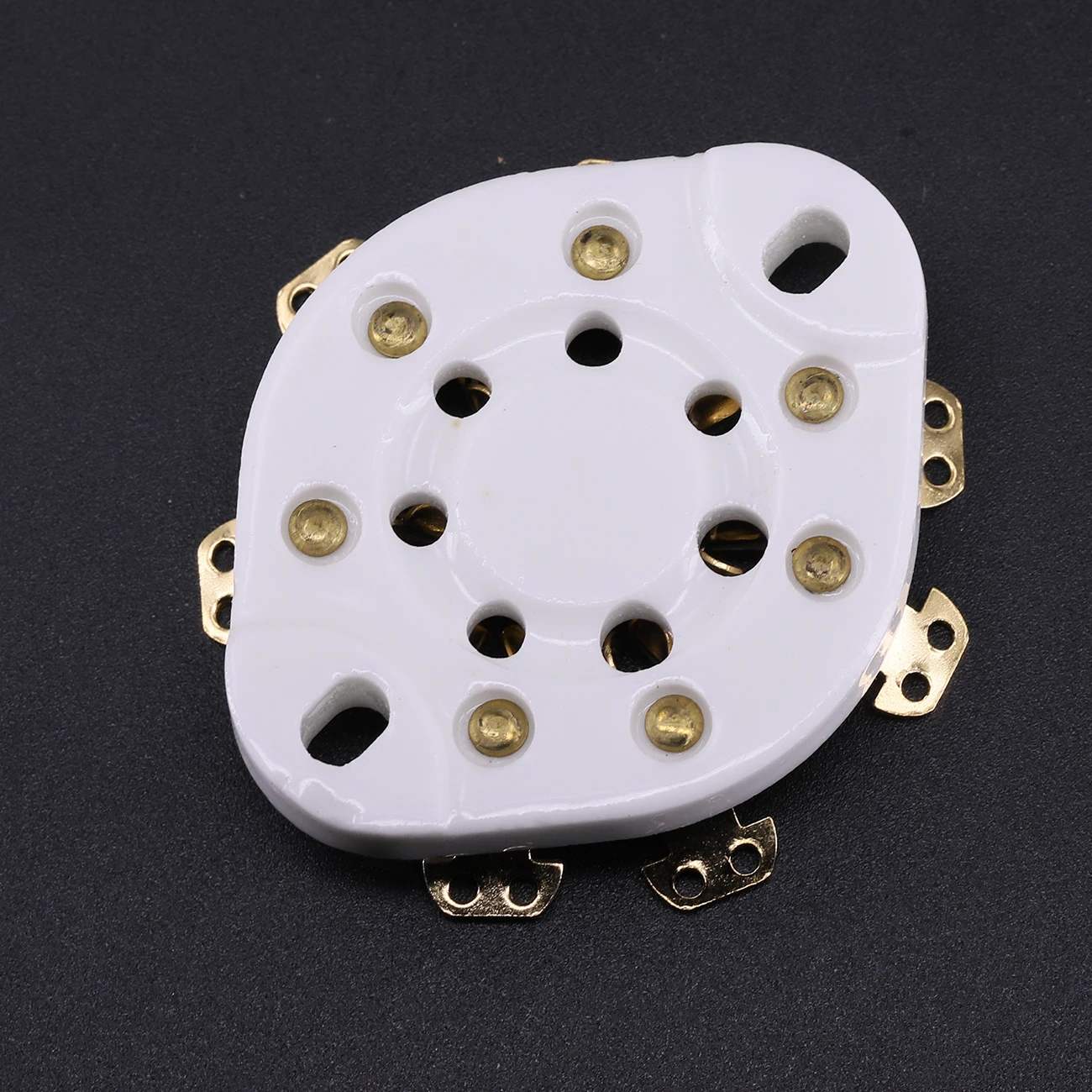 Base de válvula de tubo de cerámica de 7 pines para FU-25, amplificador de Audio Vintage, DIY, 1625, 6A6, 826, 832, 1 unidad