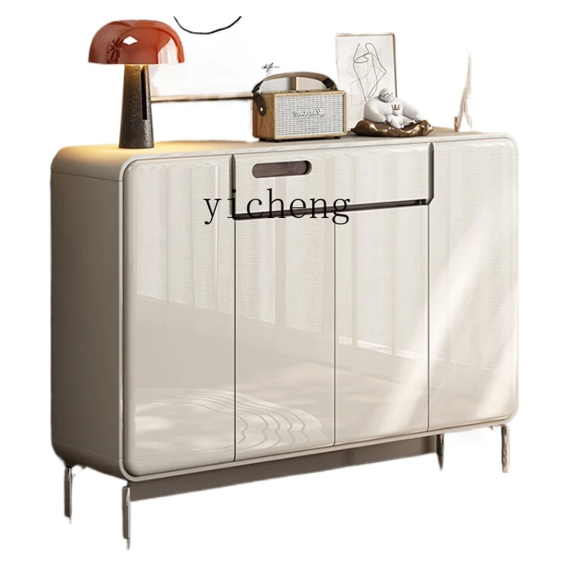 

household light luxury shoe cabinet against the wall modern simple paint cabinet living room large capacity